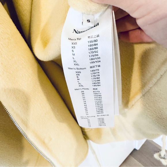 NANUSHKA Dufan Double Wool Silk Bomber (Men’s Small) - Picture 11 of 16